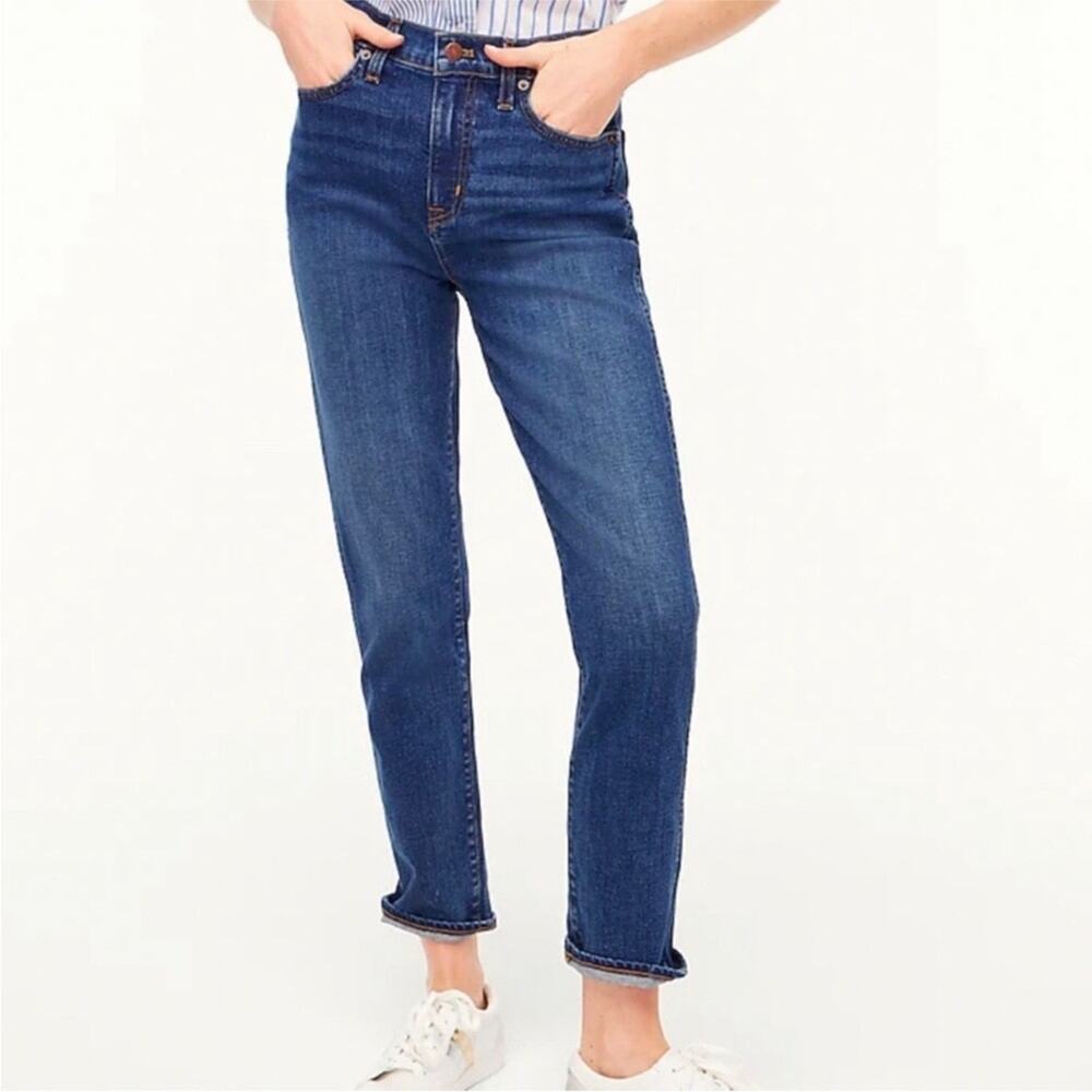 J. Crew Jeans Women's 26 High Rise Classic In All-Day Stretch Blue BG121